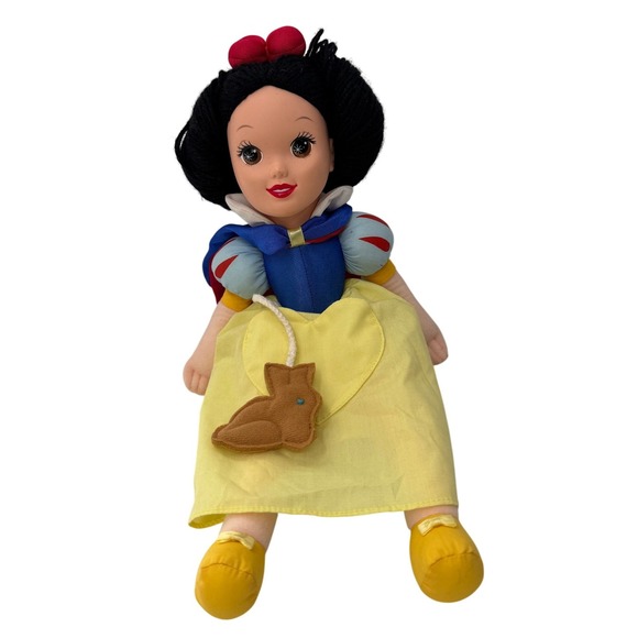Disney | Toys | Mattel Disney Snow White Plush Doll 993 Vinyl Face Yarn ...